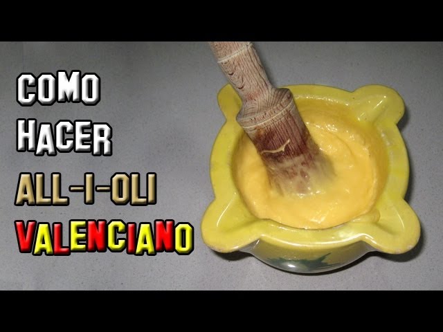 Como Hacer alioli