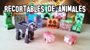 Animales de Minecraft PaperCraft