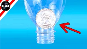 MONEDA en Una BOTELLA