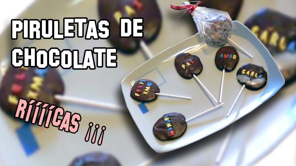 Piruletas de Chocolate