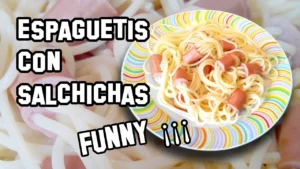 Espaguetis con Salchichas