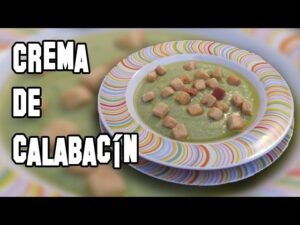 Crema de Calabacín